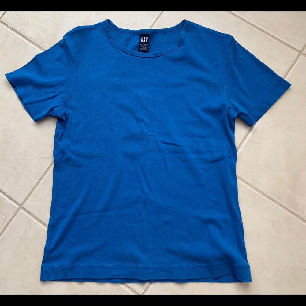 Gap Women’s Blue Tee - sz L
